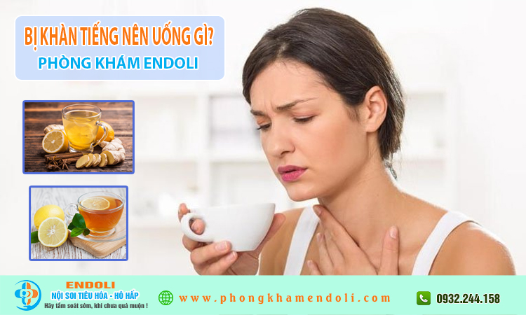 Bị khàn tiếng nên uống gì?